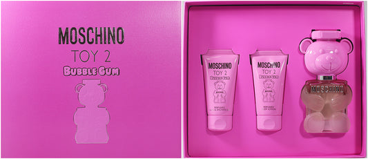 MOSCHINO TOY 2 BUBBLE GUM SET